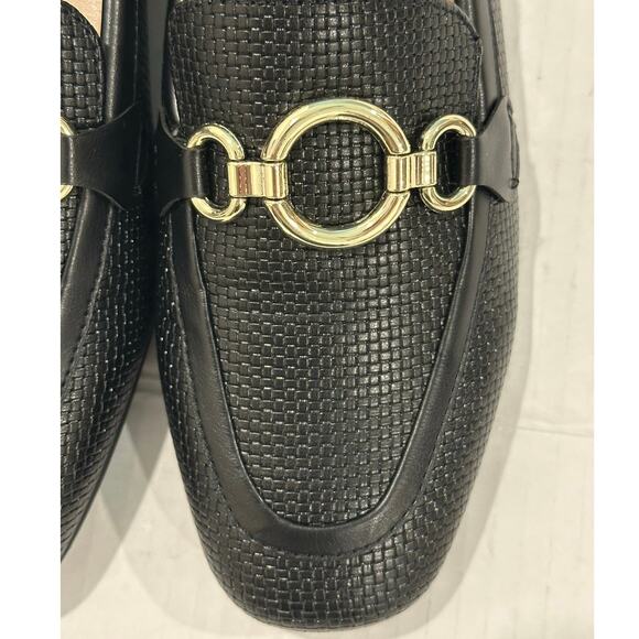 Unisa black womens textured flats loafers size 6M new without tags box - Picture 4 of 10
